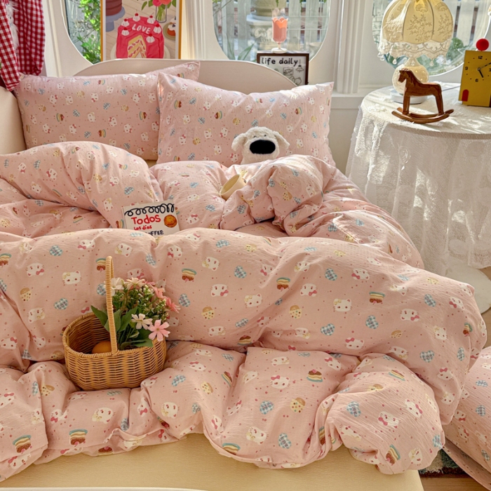 91家纺网 家纺一手货源 找家纺 坚果  小清新套件拍摄赏析