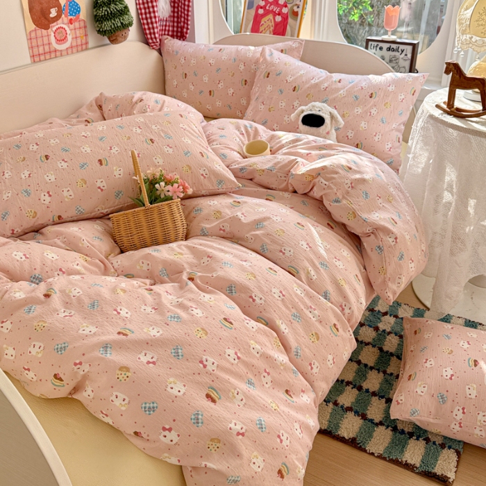 91家纺网 家纺一手货源 找家纺 坚果  小清新套件拍摄赏析