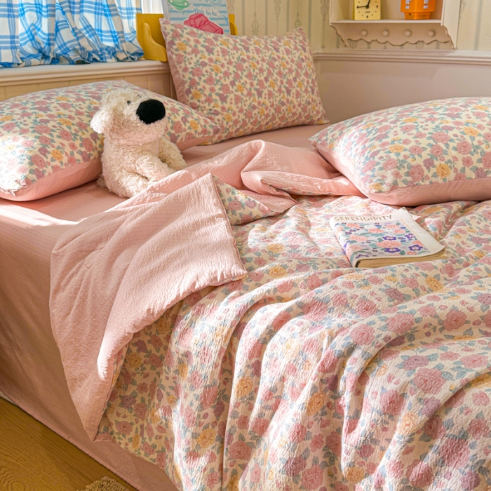 91家纺网 家纺一手货源 找家纺 坚果  小清新夏被拍摄赏析