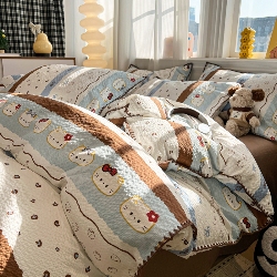 91家纺网 家纺一手货源 找家纺 坚果  小清新卡通套件拍摄赏析,1#