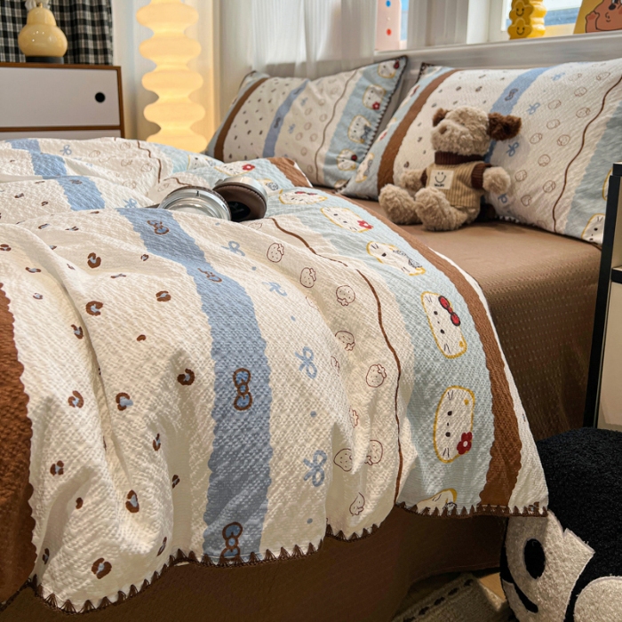 91家纺网 家纺一手货源 找家纺 坚果  小清新卡通套件拍摄赏析