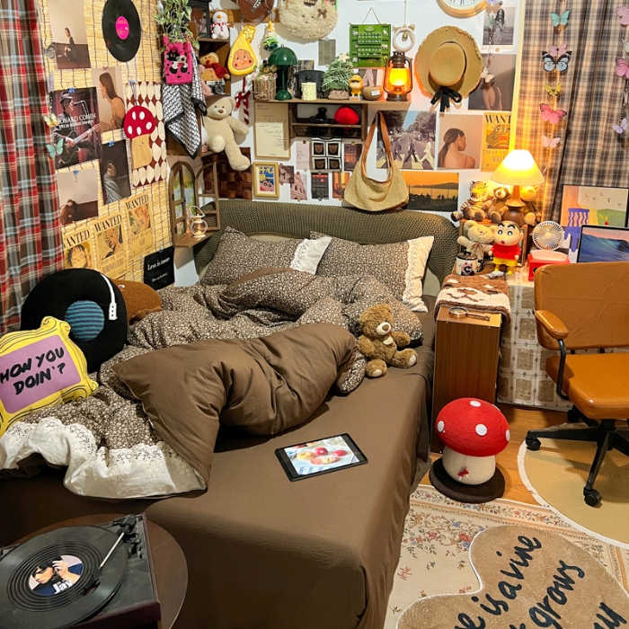 91家纺网 家纺一手货源 找家纺 坚果  小红书风小窝感套件拍摄赏析