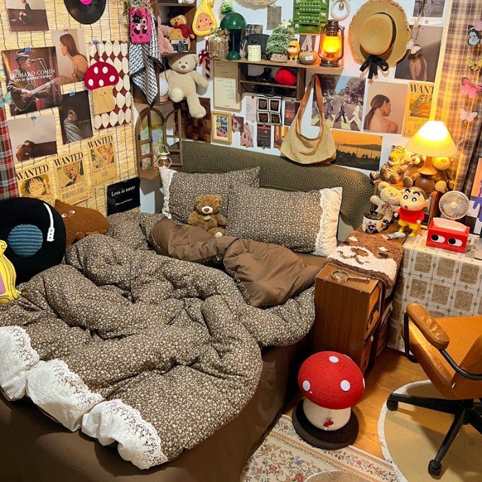 91家纺网 家纺一手货源 找家纺 坚果  小红书风小窝感套件拍摄赏析