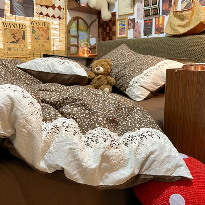 91家纺网 家纺一手货源 找家纺 坚果  小红书风小窝感套件拍摄赏析