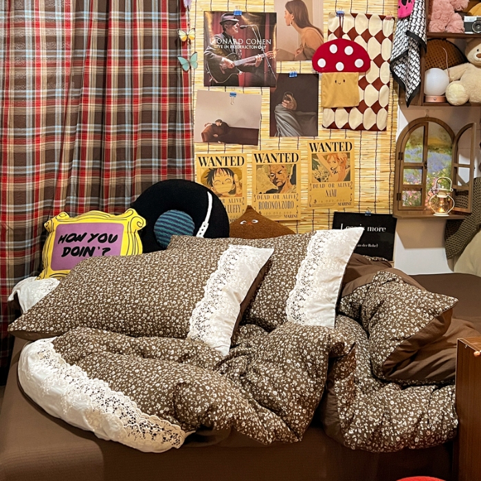 91家纺网 家纺一手货源 找家纺 坚果  小红书风小窝感套件拍摄赏析