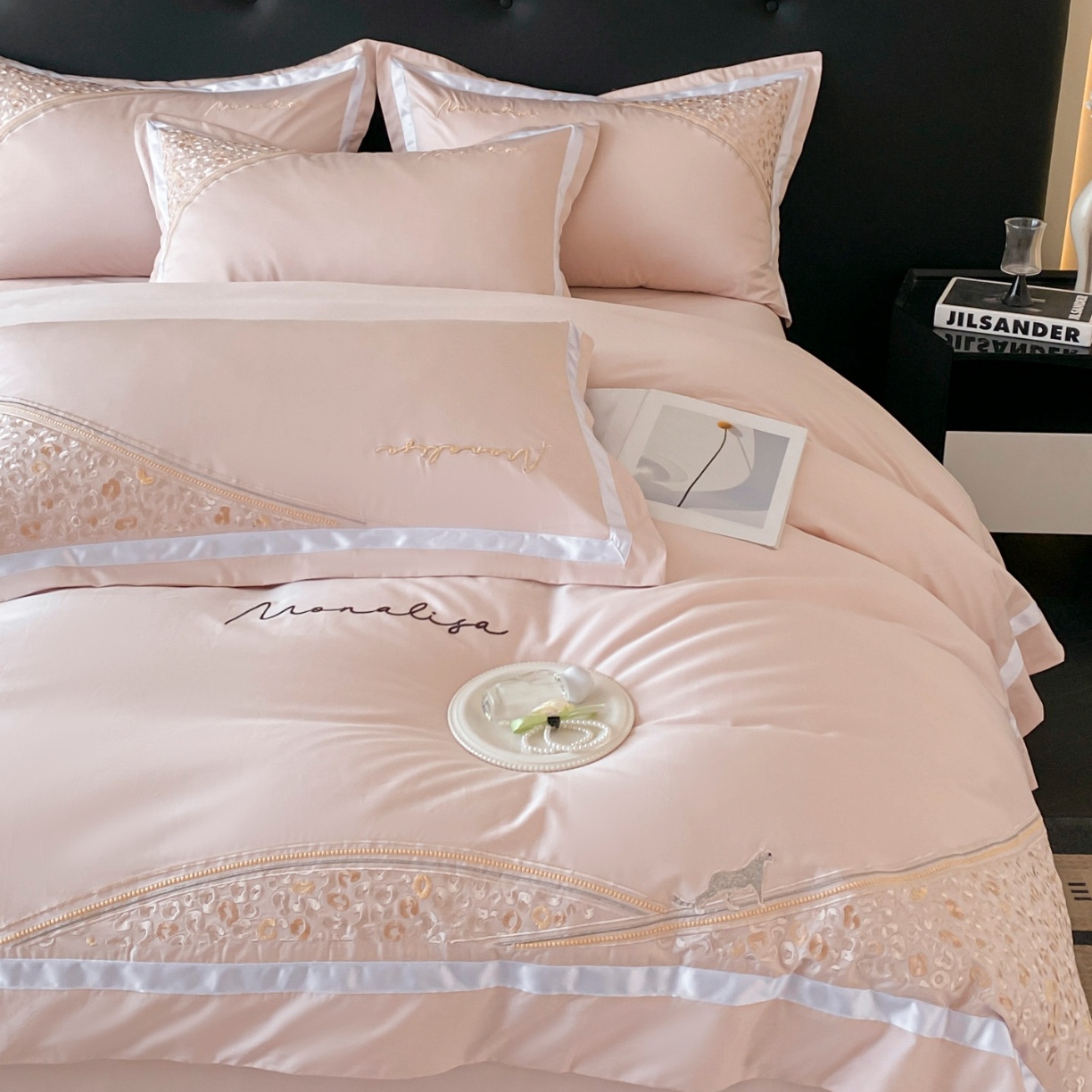 91家纺网 家纺一手货源 找家纺 （总）【控价】新方向 2026新款刺绣50s双股全棉贡缎长绒棉四件套-威尔