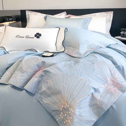 （总）2026新款新款全棉刺绣四件套-绚丽【高档礼盒包装】