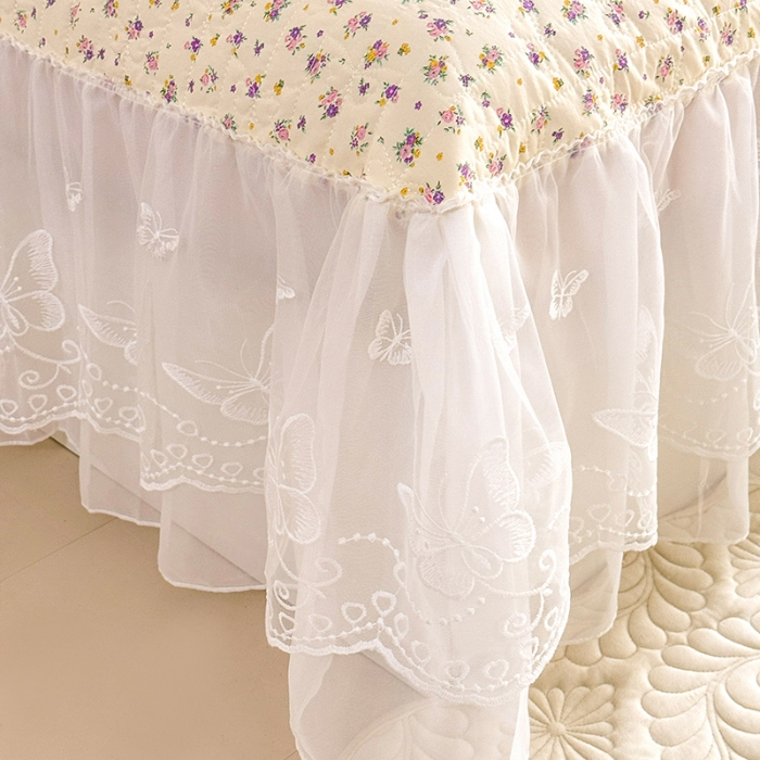 91家纺网 家纺一手货源 找家纺 苏米娜家纺 2026春夏新款超柔云朵棉古法水洗棉床盖款四件套--小清新系列 海盐拿铁 