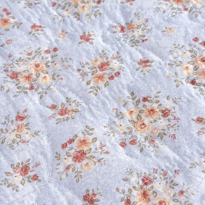 91家纺网 家纺一手货源 找家纺 苏米娜家纺 2026春夏新款超柔云朵棉古法水洗棉床盖款四件套--小清新系列 兰亭序