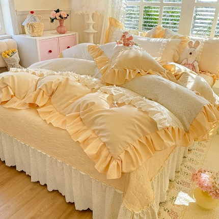 （总）苏米娜家纺SUMINA 2026春夏新款超柔云朵棉床盖款四件套-花甜梦系列