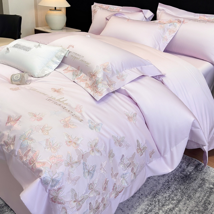 91家纺网 家纺一手货源 找家纺 （总）星蕴家纺 2026新款双股贡缎长绒棉四件套-挚爱