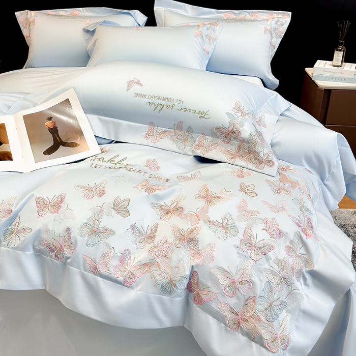 91家纺网 家纺一手货源 找家纺 （总）星蕴家纺 2026新款双股贡缎长绒棉四件套-挚爱