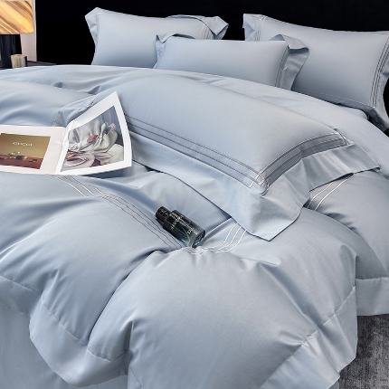 （总）星蕴家纺 2026新款贡缎长绒棉四件套-简爱