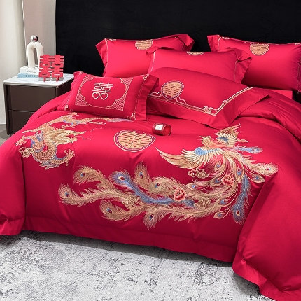 （总）星蕴家纺 2026新款高档全棉婚庆四件套