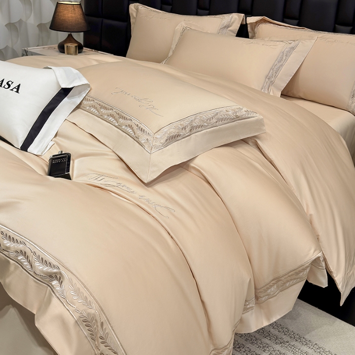 91家纺网 家纺一手货源 找家纺 （总）星蕴家纺 2026新款贡缎长绒棉四件套-路易