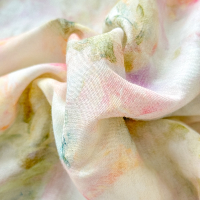 91家纺网 家纺一手货源 找家纺 2026高端法式韩版花边A类母婴级印花全棉双层纱单夏被子清新公主风荷叶边纯棉双层纱夏凉被空调被春秋被 油画