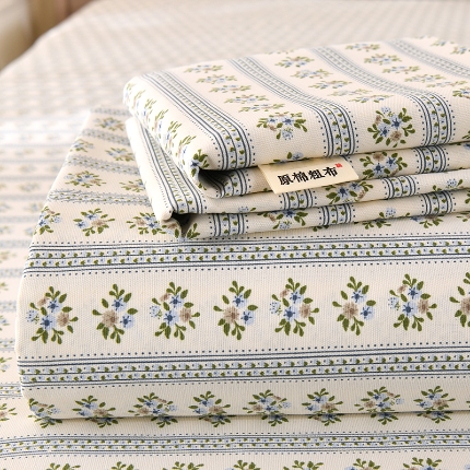 91家纺网 家纺一手货源 找家纺 （总）2026新款细纱老粗布床单床笠凉席席子三件套