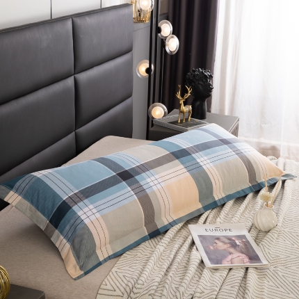 91家纺网 家纺一手货源 找家纺 待下架-D06全棉双人枕套