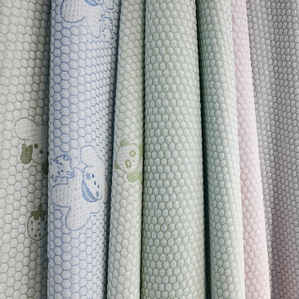 绒禾  春夏新品凉席面料430克300D PE凉席面料系列