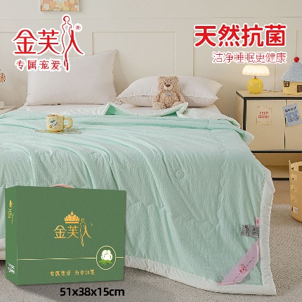 91家纺网 家纺一手货源 找家纺 （总）华夫格无染纤维被水洗棉夏凉被空调被单人双人夏被礼盒装礼品被糯糯棉夏被双层纱夏被团购会销促销礼品礼盒装