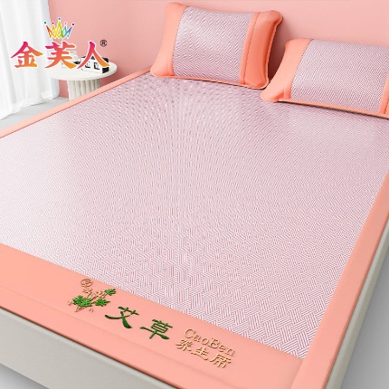 91家纺网 家纺一手货源 找家纺 （总）冰丝凉席三件套学生宿舍床单人水洗空调软席夏凉垫冰感可机洗团购促销礼品礼盒装会销