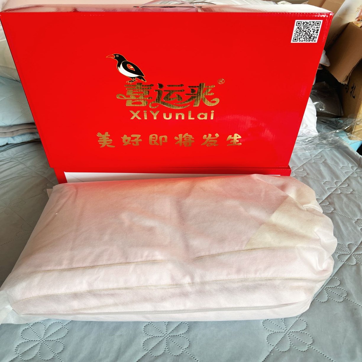 91家纺网 家纺一手货源 找家纺 （总）春秋夏被民宿双人学生宿舍棉被褥芯礼品被子批发高端促销礼品会销团购装