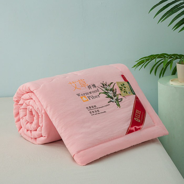 91家纺网 家纺一手货源 找家纺 （总）相思豆艾草夏被艾草夏凉被夏被驱蚊空调被可机洗薄被子会销礼品福利礼盒装团购促销装礼盒