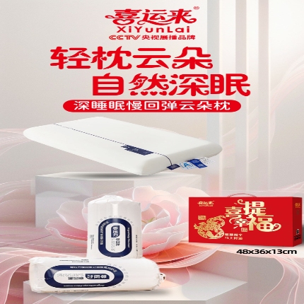 （总）深睡眠零压力护颈枕酒店同款记忆枕零压慢回弹枕芯记忆棉礼品装团购促销品高端礼盒装
