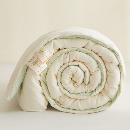 91家纺网 家纺一手货源 找家纺 （总）相思豆 仿生棉花被绒棉花被子春秋薄款棉被被芯手工单双人被褥子定制批发礼品装促销团购礼盒装