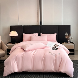 91家纺网 家纺一手货源 找家纺 （总）经年 2026春夏新款亲肤棉刺绣四件套-蝶舞,蝶舞-粉,蝶舞-蓝,蝶舞-浅灰,蝶舞-香槟