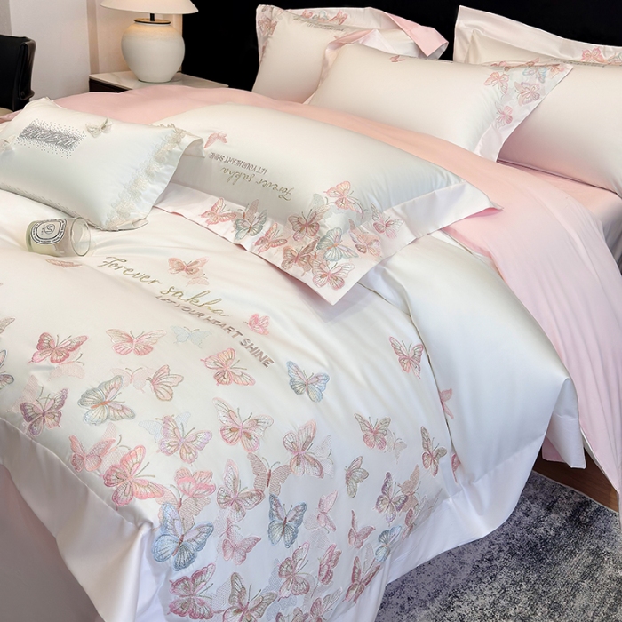 91家纺网 家纺一手货源 找家纺 （总）星蕴家纺 2026新款双股贡缎长绒棉四件套-挚爱