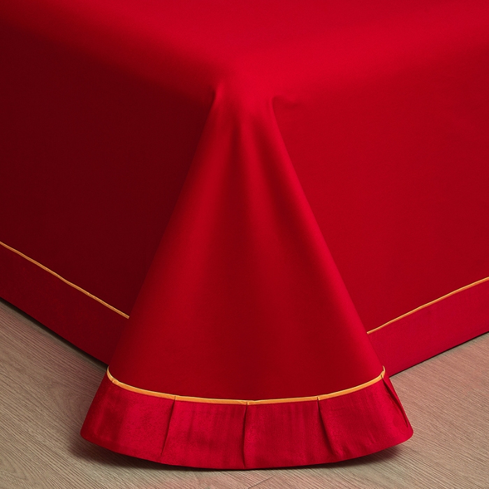 91家纺网 家纺一手货源 找家纺 婚庆四件套高精密提花加刺绣结婚喜庆直播爆款【控价不低于580】 金玉良缘