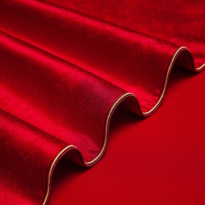 91家纺网 家纺一手货源 找家纺 婚庆四件套高精密提花加刺绣结婚喜庆直播爆款【控价不低于580】 金玉良缘