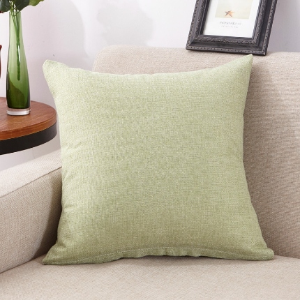 91家纺网 家纺一手货源 找家纺 （总）纯色抱枕亚麻素色靠垫抱枕套一件代发