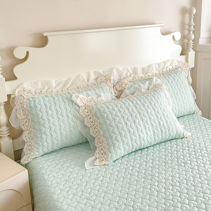 91家纺网 家纺一手货源 找家纺 （总）2026A类糯小棉法式蕾丝雪纺床盖三件套 法式花边夏被四件套空调被夏凉被单薄被子单品被套直播外贸供货