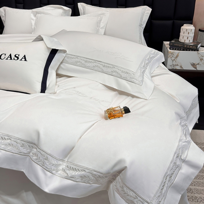 91家纺网 家纺一手货源 找家纺 （总）星蕴家纺 2026新款贡缎长绒棉四件套-路易