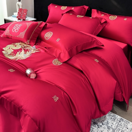 （总）星蕴家纺 2026新款高档全棉婚庆四件套