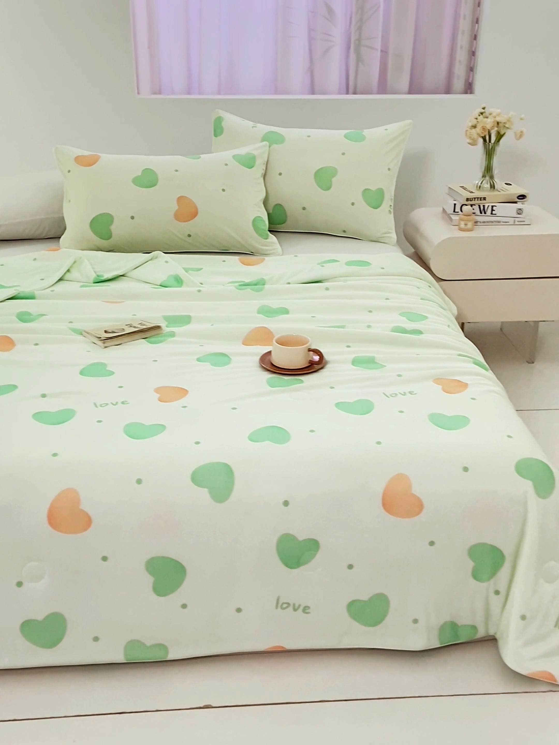 91家纺网 家纺一手货源 找家纺 （总）延遥2026新款3D数码印花有氨凉感丝夏被冰丝夏凉被空调被填充大豆纤维被子被芯