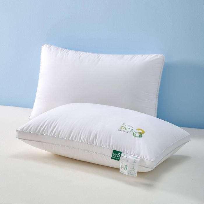 91家纺网 家纺一手货源 找家纺 全棉羽丝枕 羽丝绒枕芯 三防枕芯 全棉枕芯 全棉酒店羽丝枕 中高枕