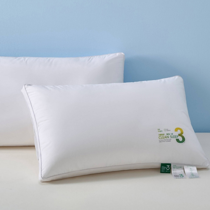 91家纺网 家纺一手货源 找家纺 全棉羽丝枕 羽丝绒枕芯 三防枕芯 全棉枕芯 全棉酒店羽丝枕 中高枕