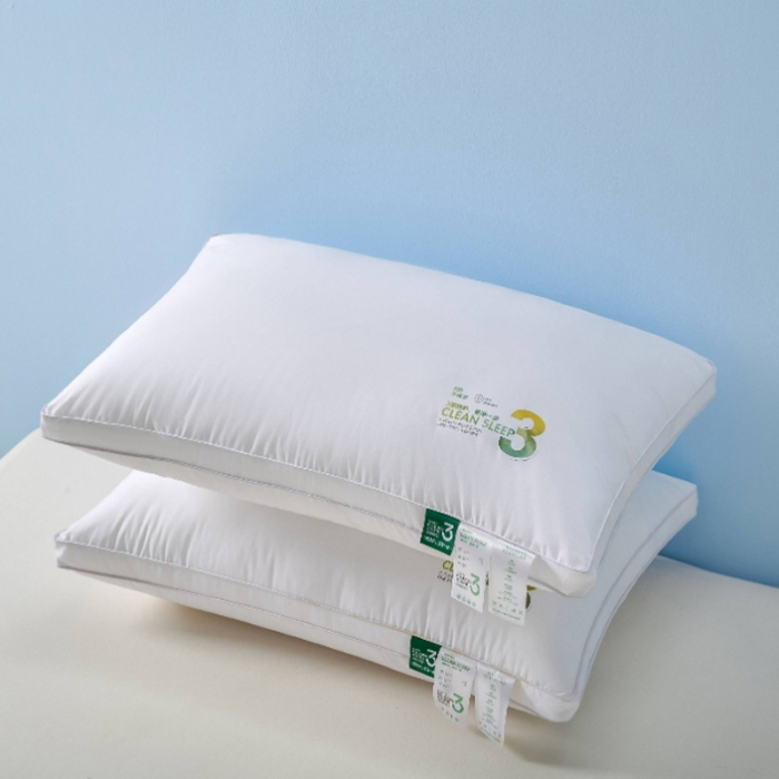 91家纺网 家纺一手货源 找家纺 全棉羽丝枕 羽丝绒枕芯 三防枕芯 全棉枕芯 全棉酒店羽丝枕 中高枕