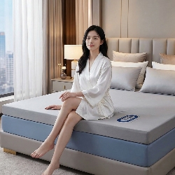 91家纺网 家纺一手货源 找家纺 （总）美丽折家纺 2026新品【某朵同款】星级酒店慢回弹记忆棉床垫 支持定做特殊尺寸,白色,深蓝色,灰色