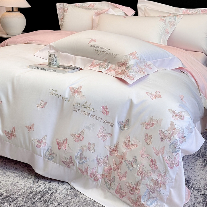 91家纺网 家纺一手货源 找家纺 （总）星蕴家纺 2026新款双股贡缎长绒棉四件套-挚爱