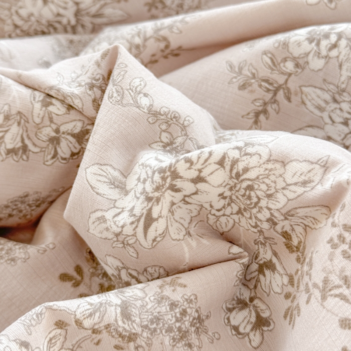 91家纺网 家纺一手货源 找家纺 【苏东来】2026小清新韩版印花蕾丝花边皱皱棉工艺款拼接单夏被四件套韩式赫本碎花仙女荷叶边夏凉被子空调被双人春秋被可水洗 木棉花