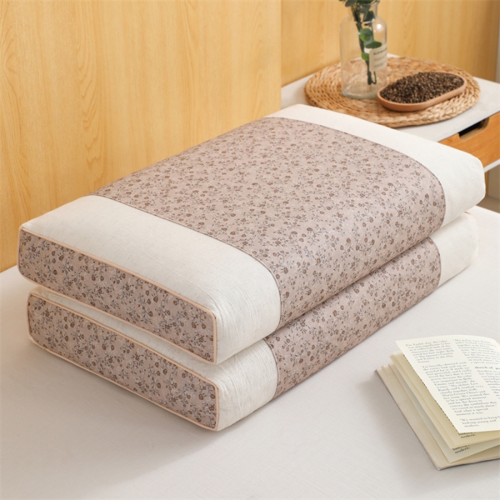 91家纺网 家纺一手货源 找家纺 （总）仁宇枕业 2026新款新品全棉小碎花宫廷款荞麦枕头枕芯