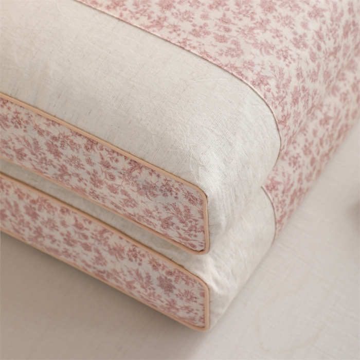 91家纺网 家纺一手货源 找家纺 （总）仁宇枕业 2026新款新品全棉小碎花宫廷款荞麦枕头枕芯