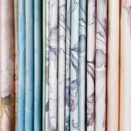 贝喜特  新款凉席面料竹纤维印花系列