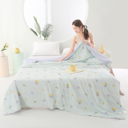 91家纺网 家纺一手货源 找家纺 （总）天之悦家纺 2026新款法式小香风皱皱纱冷感被夏被夏凉被空调被子被芯