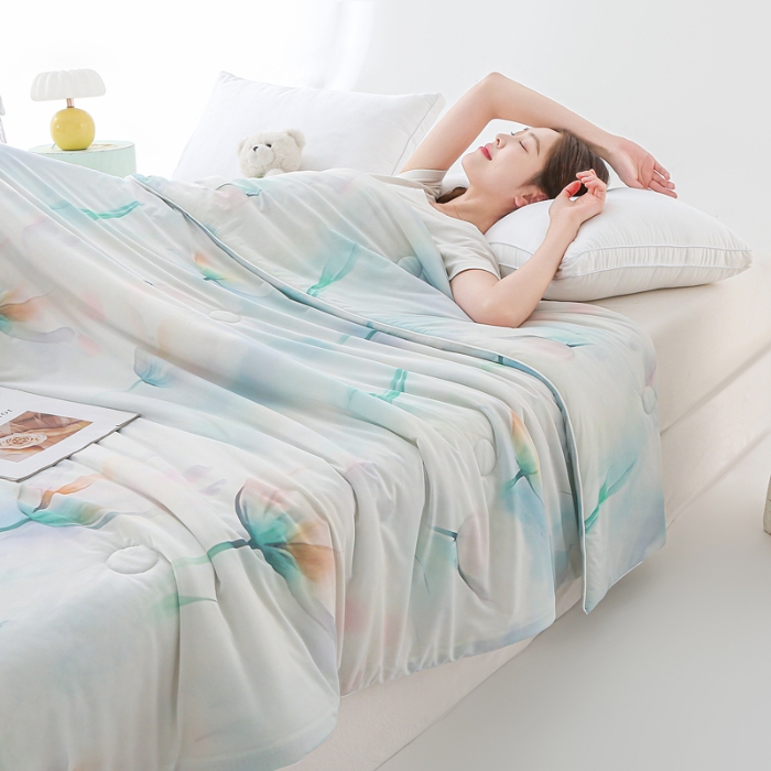 91家纺网 家纺一手货源 找家纺 （总）天之悦家纺 2026新款印花冰皮小凉被夏被夏凉被空调被子被芯