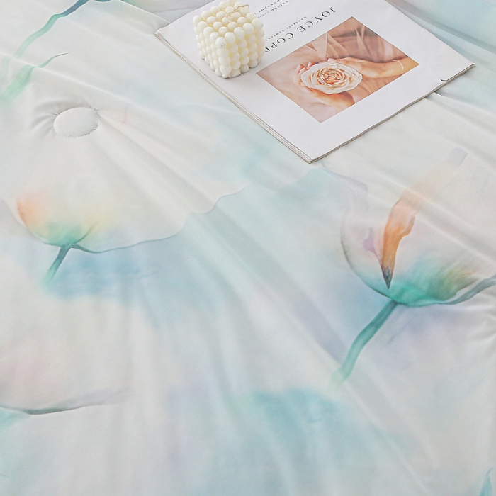 91家纺网 家纺一手货源 找家纺 （总）天之悦家纺 2026新款印花冰皮小凉被夏被夏凉被空调被子被芯